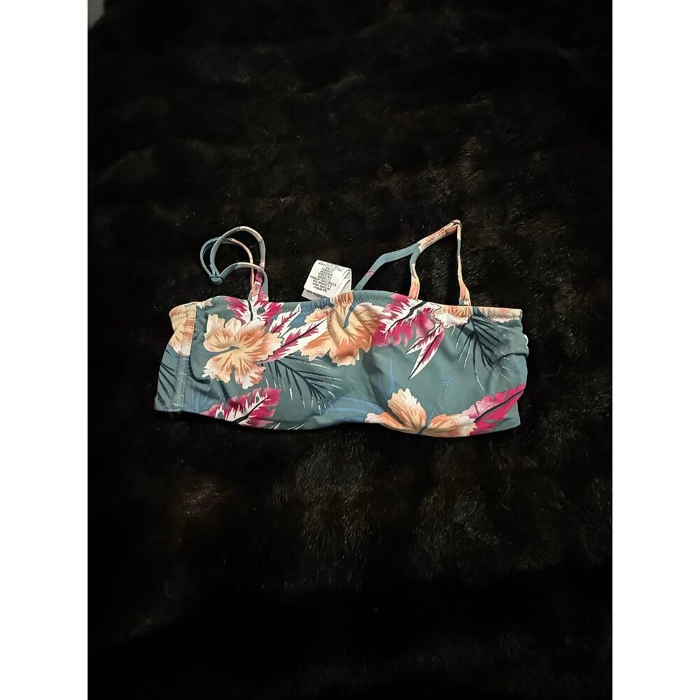 ROXY Printed Beach Classics U/W  Bikini Top S - North Atlantic/BMZ7 New